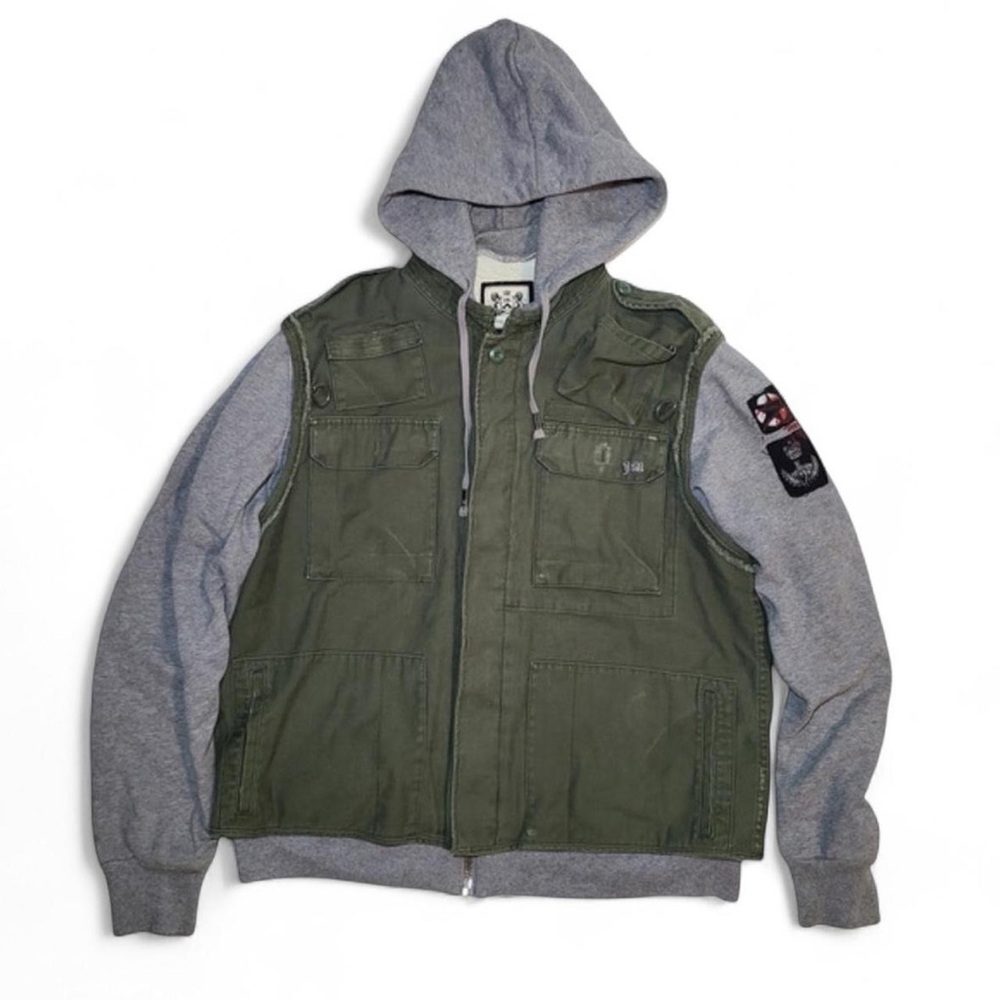 Y2K Juicy Couture Military Utility Vest Sweatshirt Combo Big Bang Theory Leonard